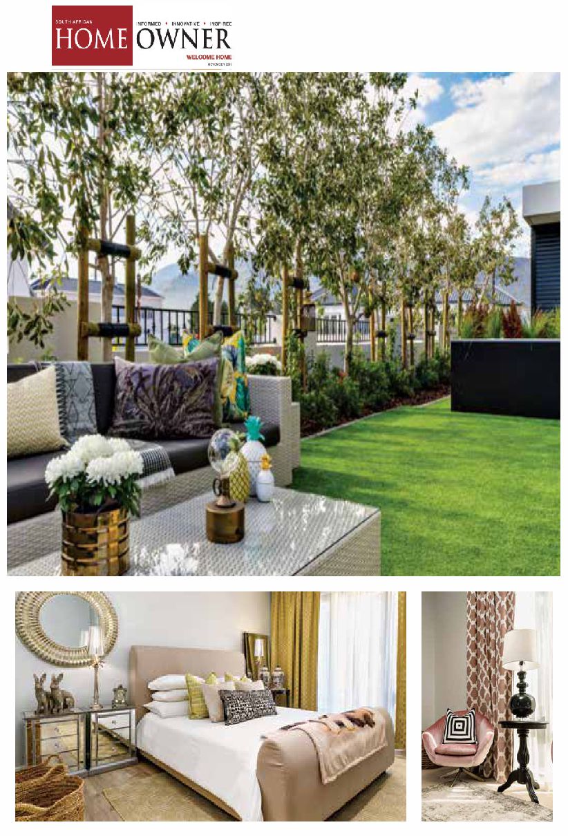 Water-wise garden and outdoor entertainment area designed by CSA Landscaping, featured in SA Home Owner November 2017